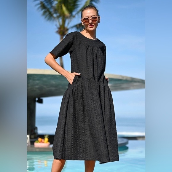 Wyatt Wylde Arden Dress Black SzL - Picture 3 of 9